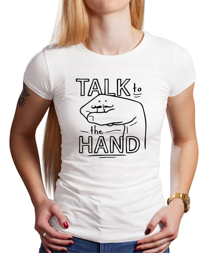 Polo Dama Talk To Me Hand (d0540 Boleto.store)