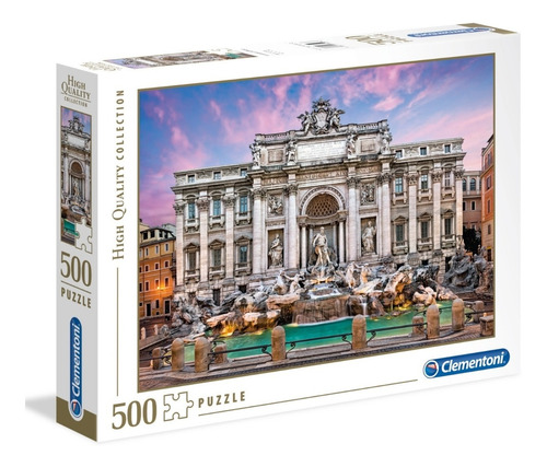 Rompecabezas Clementoni 500 Piezas Fontana Di Trevi Puzzle
