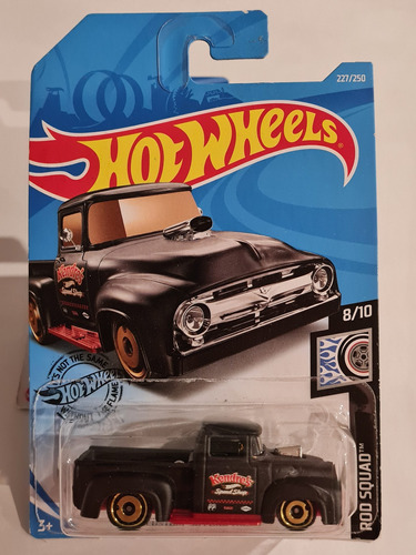 Hot Wheels N° 227 Custom '56 Ford Truck 8/10 Rod Squad