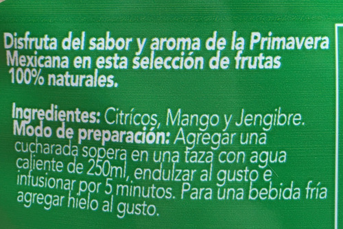 Imagen 6 de 7 de Tisana Gourmet Artesanal Mezcla Primavera 250.