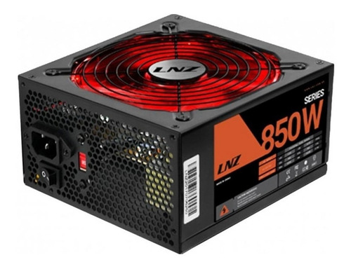 Fuente de alimentación para PC LNZ SX850-FM 850W negra 115V/230V