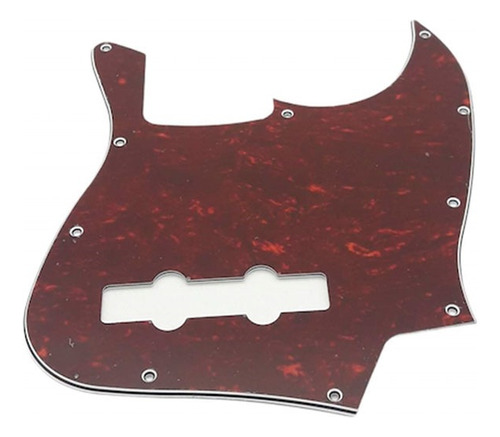 Pickguard Cool Parts Ptjb06 Jazz Bass Tri Capa Tortoise