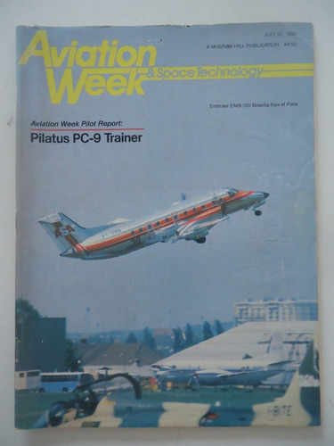 Aviation Week July 22 1985 Pilatus Pc-9 Trainer