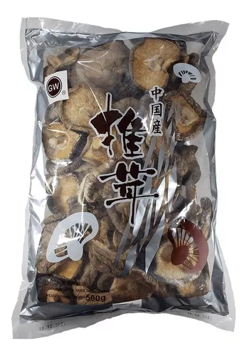 Cogumelo Shitake Desidratado Importado 500g (prime)