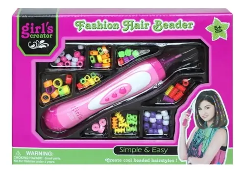Kit De Chaquiras Con Trenzador Para Cabello