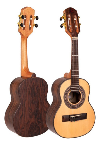 Cavaco Eletroacústico Passivo Natural Fosco Maciço Ca210nsel Cor Nsel