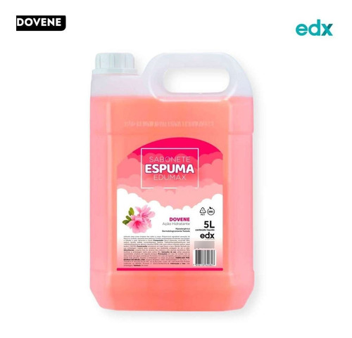 Galão Sabonete Edumax Espuma 5l Spray Ação Hidratante