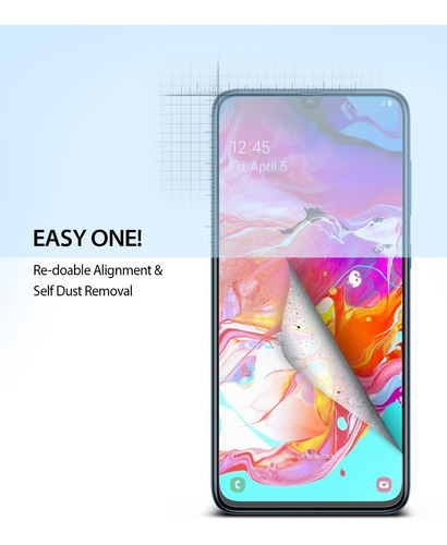 Imagen 8 de 10 de Film Dual Easy Samsung A70 & A90 Ringke Original Pack X2