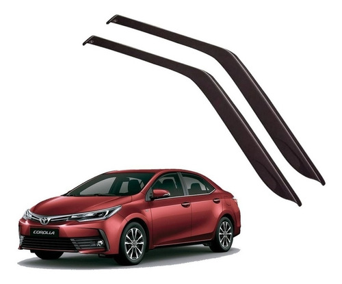 Deflectores Delanteros Toyota Corolla 2016 A 2019 Adhesivos