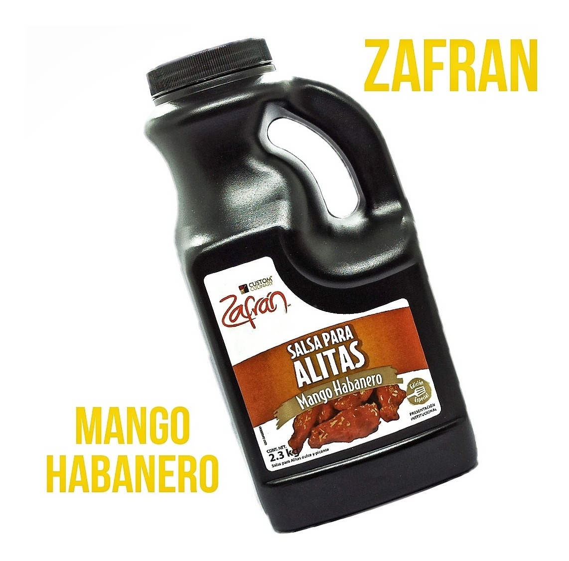 Salsa Para Alitas Zafran Salsa Para Alitas Mango Habanero 2.3 Kilos Zafran | MercadoLibre