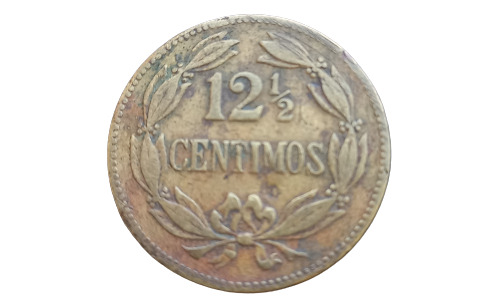 Moneda 12 1/2 Centimos 1944 (locha Amarilla)