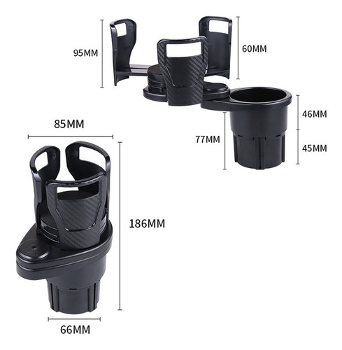 Portavasos De Coche Con Doble Expansor, Adaptador De Expansi