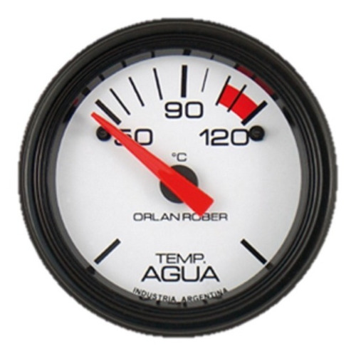 Reloj Temperatura Agua Electrico Con Bulbo Orlan Rober 52mm