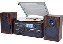 Comprar Tocadiscos Bluetooth Boytone Bt-28mb Con Radio Y Cd
