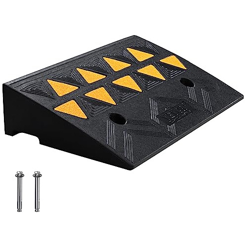 Vevor Rubber Curb Ramp 4.25  Height,19.7  Width Sidewal...