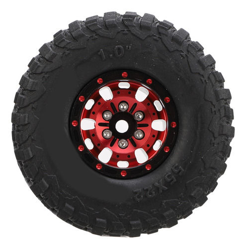 Llanta Roja Roja Con Compensación Negativa Rc, 4 Unidades, N