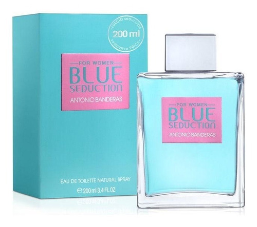 Perfume Antonio Banderas Blue Seduction Mujer 200ml Original