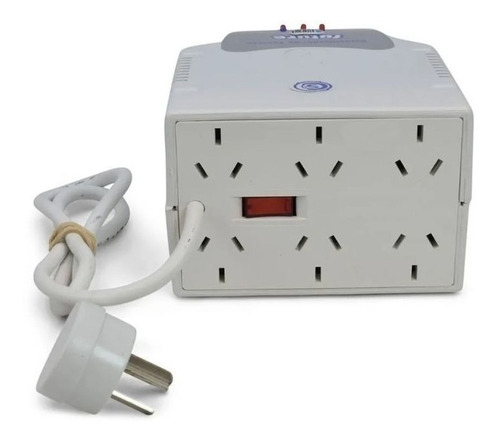 Imagen 2 de 2 de Estabilizador de tensión SurElectric Future ER 1000 1000VA entrada y salida de 220V blanco