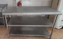 Comprar Mesa Acero Inoxidable 3 Niveles Industrial