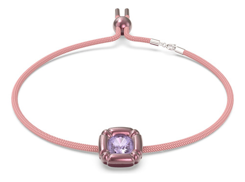 Collar Swarovski Dulcis Rosa Cristal De Talla Cushion