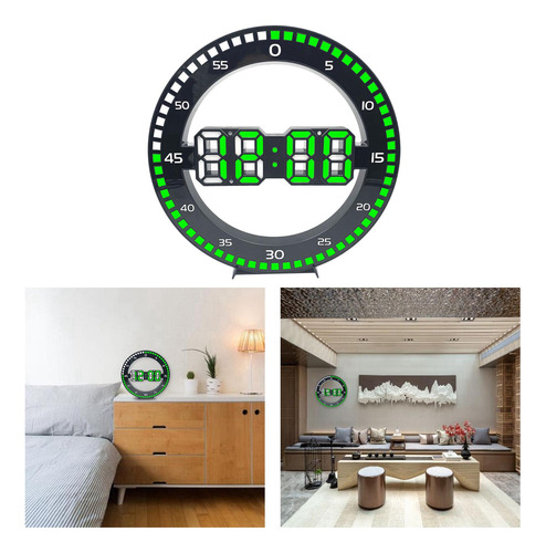 Reloj De Pared Digital Led Reloj Electrónico Oficina En