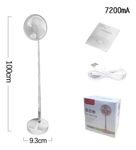 Ventilador De Escritorio, Ventilador De Piso, Ajustable En A