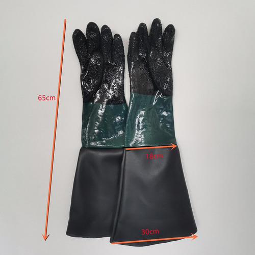 Guantes Protectores Para Limpieza Con Chorro De Arena