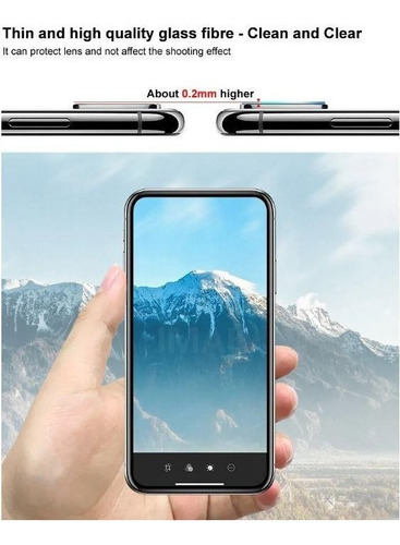 Imagem 2 de 4 de Película De Câmera Traseira Xiaomi Mi 10 Pro Tela 6.67