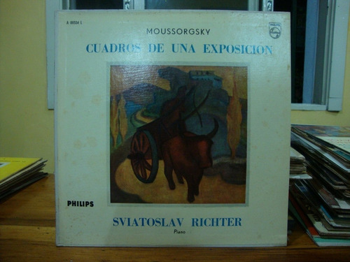 Vinilo Sviatoslav Richter Moussorgsky Cuadros Exposicion Cl2