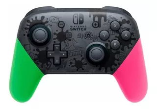 Controle joystick sem fio Nintendo Switch Pro Controller splatoon 2 edition