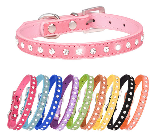 Collar Con Forma De Gatito Con Diamantes Y Accesorios Con Fo
