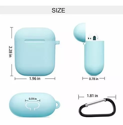 Funda Airpods 1ra / 2da Generación Silicon Unicolor – iStorela