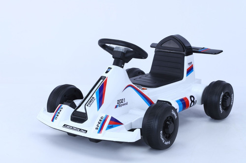 Imagen 2 de 5 de Auto Go Kart A Batería Bdq-9 Blanco