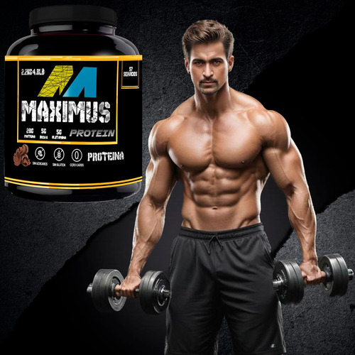 Proteína Maximus Protein 2 Kg 57 Servicios / Sabores Chocolate