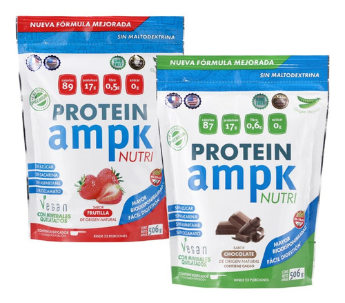 Ampk Protein - Nueva Presentación Proteína Vegana (pack X 2)