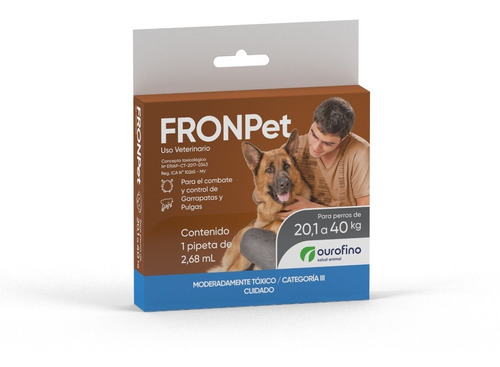 Fronpet 2,68ml Perros Hasta Los 40kl