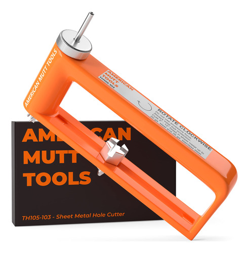 American Mutt Tools Cortador De Agujeros De Chapa De Metal A