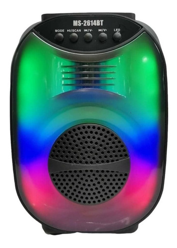 Parlante Inalámbrico Bluetooth Con Sistema Luces Led Rgb