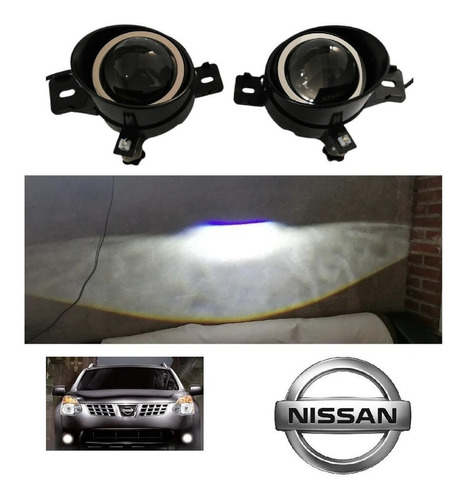 Par Faros Niebla Lupa Led Blanco Nissan Versa 2014 2015