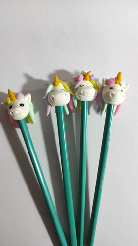 Lapices Decorados En Porcelana Fria X 10 Unidades