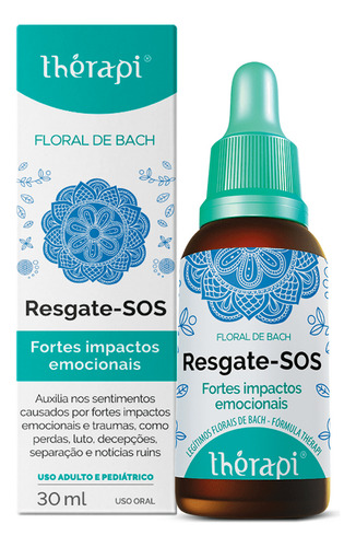 Floral Resgate Sos Rescue Impactos Emocionais 30ml - Thérapi Sabor Natural