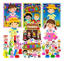 Comprar Kit Festa Junina Arraiá Pronta Entrega Completa Festa Julina