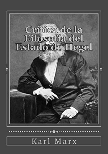 Critica De La Filosofia Del Estado De Hegel