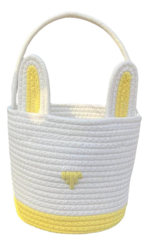 Canasta De Regalo De Pascua De Huevo De Pascua Con Orejas De