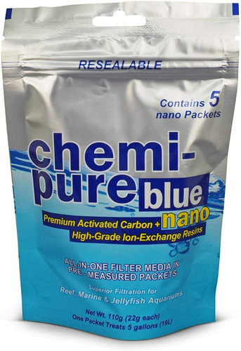 Material Filtrante Acuario Chemipure Blue Nano 