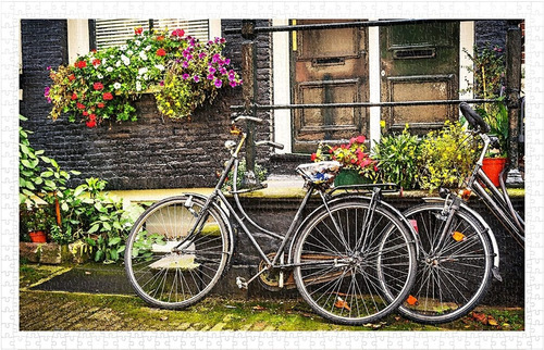 Bicicletas Amsterdam Rompecabezas Marco 150 Piezas Pintoo