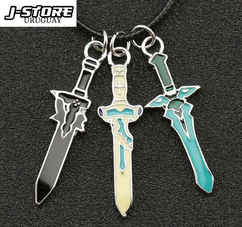 Collar Sword Art Online Sao Espadas Kirito Y Asuna 