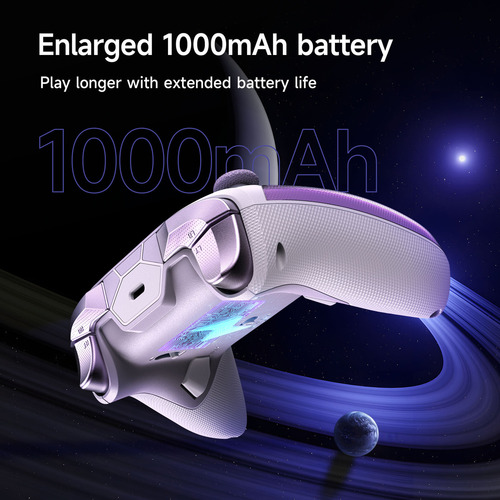 Easysmx D10 Control De Juegos Bluetooth Gamepad Gamer Para Switch PC Android Celular,Mando Inalámbrico RGB con Base de Carga Joystick TMR,Botones Mecánicos Completos,Bateria de 1000mAh