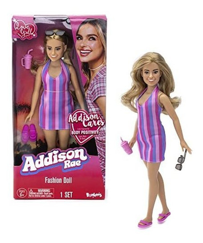 Addison Rae Fashion Doll - Playa; Estilo De Jt7h9