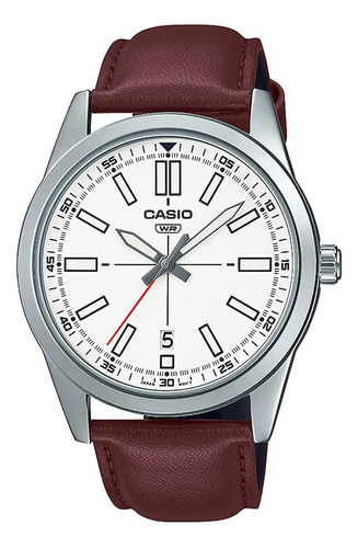 Reloj Casio Mtp-vd02l-7e Acero Hombre Plateado